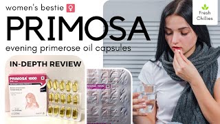 Primosa 1000  Evening Primerose Oil Infused Capsules by Sanofi India  InDepth Review in English [upl. by Teddman]