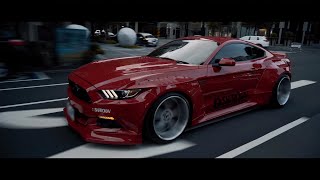 SHIROKAI widebody for Ford MustangGT S550 4K昆億國際 [upl. by Inaflahk]