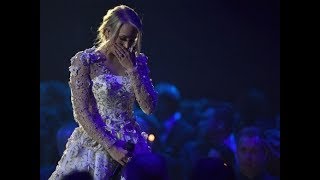 Carrie Underwood In Tears Softly and Tenderly MUST WATCH [upl. by Crudden]