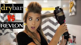 Drybar Stylist Tries Revlon OneStep Hair Dryer amp Volumizer [upl. by Keppel]