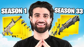 Ranking the BEST Weapon from EVERY Fortnite Season [upl. by Bronez]