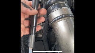 L5P Duramax Fuel Injector Replacement 2017 [upl. by Koralie]