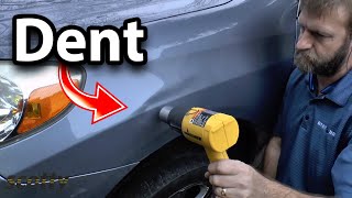 How to Remove Car Dent Without Having to Repaint  DIY [upl. by Cathey153]