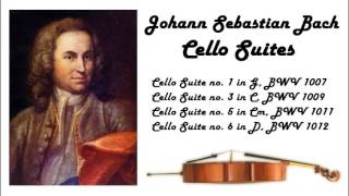 Johann Sebastian Bach  Cello suites in 432 Hz great for reading or studying [upl. by Ellenej]