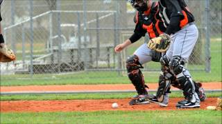 MLB Catchers Drills Receiving and Blocking [upl. by Radford]