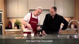 How to make a hot chocolate using an aerolatte milk frother [upl. by Joellyn]