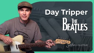 Day Tripper Guitar Lesson  The Beatles [upl. by Eirena]