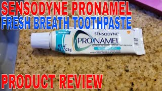 ✅ How To Use Sensodyne Pronamel Fresh Breath Toothpaste Review 🔴 [upl. by Nayhr]