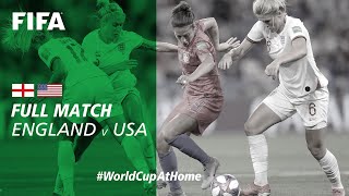 England v USA  2019 FIFA Womens World Cup  Full Match [upl. by Tiat]