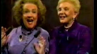 A rare duet from Ethel Merman and Mary Martin 1982 Over Easy [upl. by Astrea]