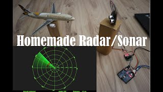 Homemade 360 degree RadarSonar with Arduino [upl. by Harriett]