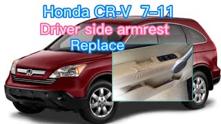 Honda CRV armrest replace driver side [upl. by Notsirk]