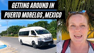 Getting around with the Colectivo in Puerto Morelos Mexico [upl. by Wie]