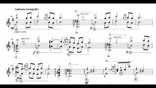 Isaac Albéniz  Asturias Leyenda for Guitar Score video [upl. by Ardekahs]