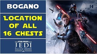 Bogano All Chests Locations  Timestamp in Description  Star Wars Jedi Fallen Order [upl. by Kelli584]