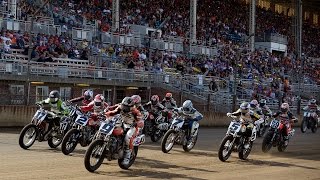 2014 Springfield Mile II  GNC Expert Main Event FULL Race HD  AMA Pro Flat Track [upl. by Nonohcle]