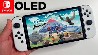 Pokémon Legends Arceus OLED Nintendo Switch Gameplay [upl. by Yasmar12]