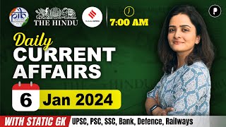 6 January Current Affairs 2024  Daily Current Affairs  Current Affairs Today [upl. by Shela]