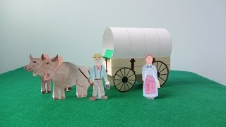 3D Covered Wagon Project [upl. by Anerac51]