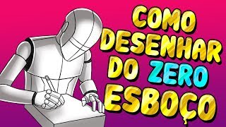 Como Desenhar do Zero Usando Esboço aula 1 de 3 [upl. by Sheelagh]