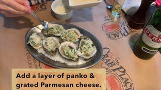 How to make Oyster Rockefeller [upl. by Nwahsad]