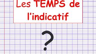 Les temps de lindicatif [upl. by Acirretal]