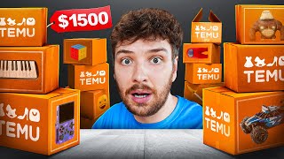 I Opened 1500 Worth of Scam Temu Products [upl. by Eekcaj115]