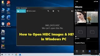 How to Open HEIC amp HEVC iPhone Images amp Videos in Windows PC [upl. by Enilrem]