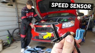 TRANSMISSION OUTPUT SPEED SENSOR LOCATION REPLACEMENT CHEVROLET CRUZE SONIC MALIBU EQUINOX TRAX GMC [upl. by Largent810]