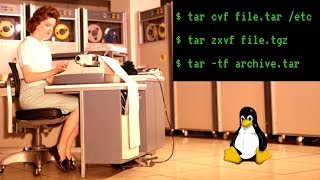 Linux tar Command Tutorial with Examples tar targz tgz [upl. by Carnes]