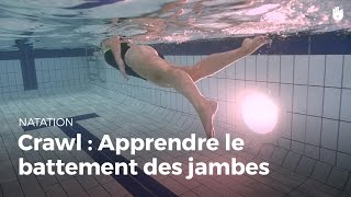 Apprendre le battement des jambes  Crawl [upl. by Nnahs]