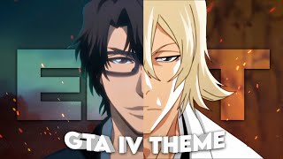 Aizen x Urahara  GTA IV Theme Edit [upl. by Orlina749]