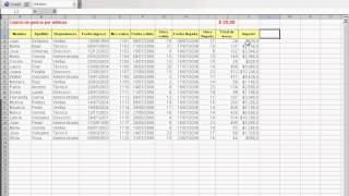 Tutorial ejercicio 4 de excel parte 1mpg [upl. by Bettzel565]