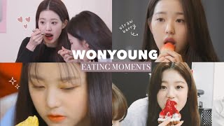 WONYOUNG eating moments [upl. by Nehcterg]