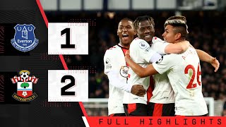 EXTENDED HIGHLIGHTS Everton 12 Southampton  Premier League [upl. by Akeirahs]