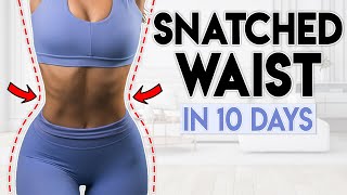 SNATCHED WAIST amp ABS in 10 Days  5 minute Home Workout [upl. by Regor111]